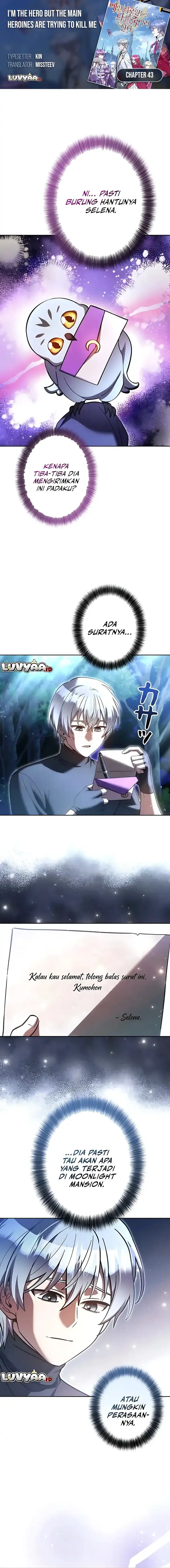 Baca Im the Hero but the Main Heroines Are Trying to Kill Me - Chapter 43 halaman 1