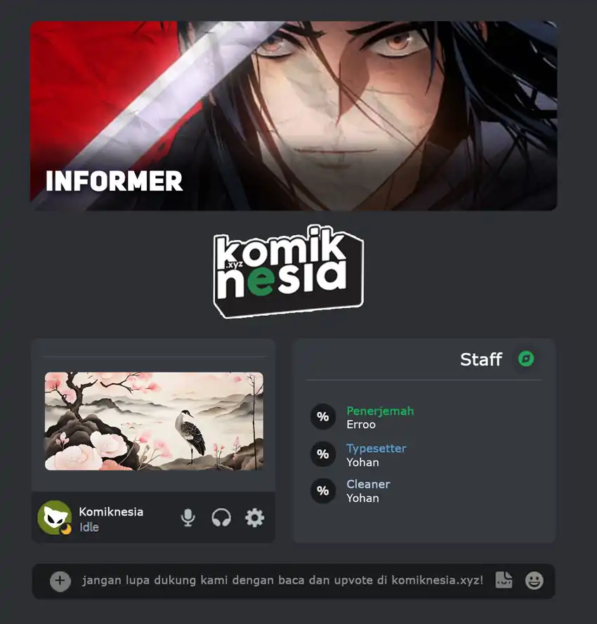 Baca Informer - Chapter 25 halaman 1