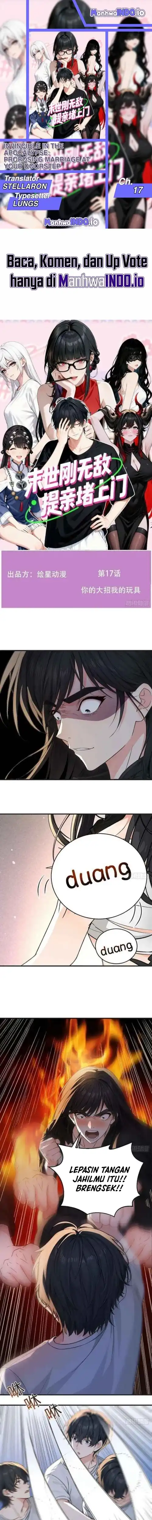 Baca Invincible in the Apocalypse: Proposing Marriage at Your Doorstep - Chapter 17 halaman 1