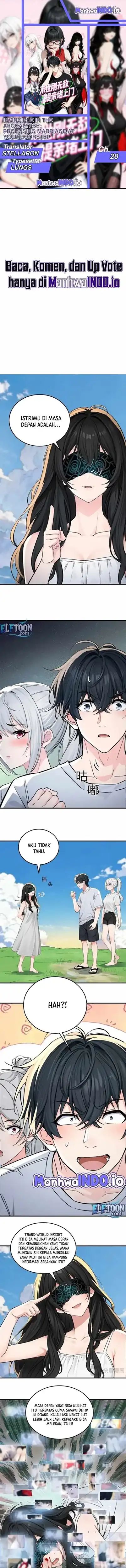 Baca Invincible in the Apocalypse: Proposing Marriage at Your Doorstep - Chapter 20 halaman 1