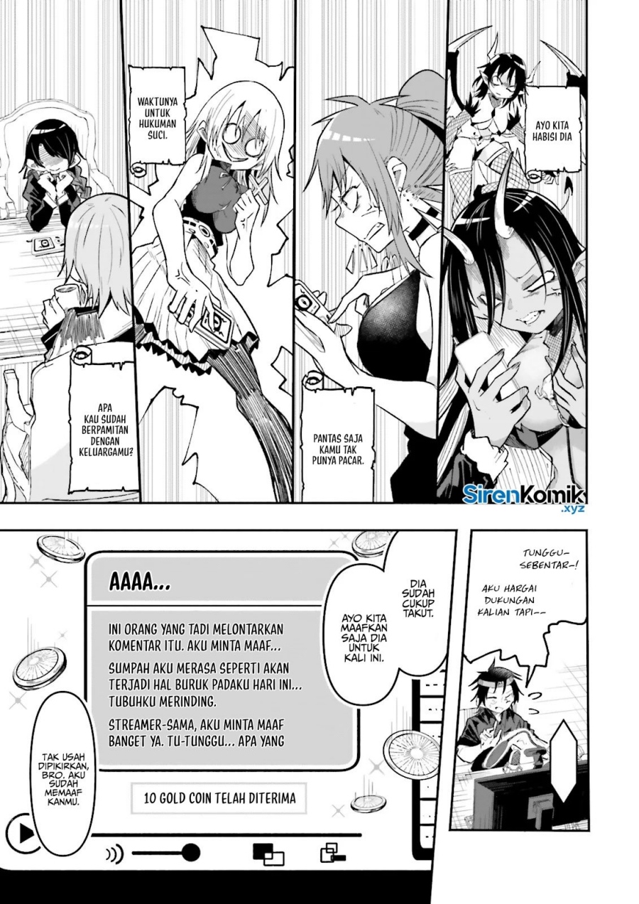 Baca Isekai de Haishin Katsudou wo Shitara Tairyou no Yandere Shinja wo Umidashite Shimatta Ken - Chapter 50 halaman 4