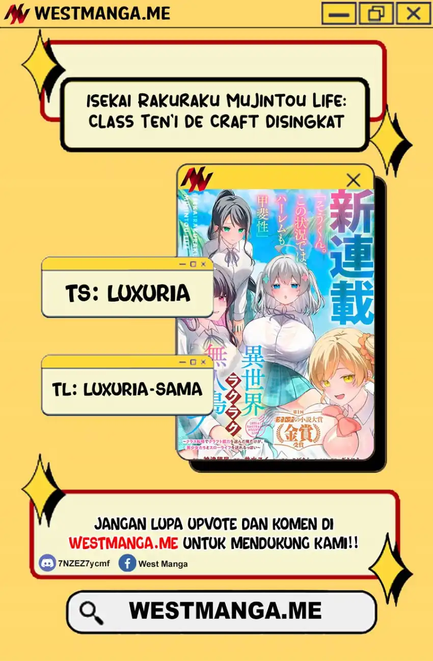 Baca Isekai Rakuraku Mujintou Life: Class Ten'i de Craft Ability o Eranda Ore Dake ga, Bishoujo Tachi to Slow Life o Okureru-ppoi - Chapter 5 halaman 1