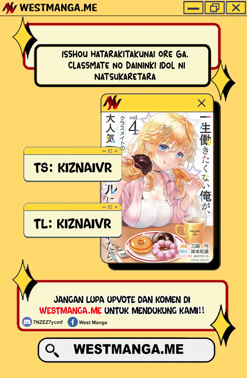Isshou Hatarakitakunai Ore ga Classmate no Daininki Idol ni Natsukaretara Chapter 20 page 2