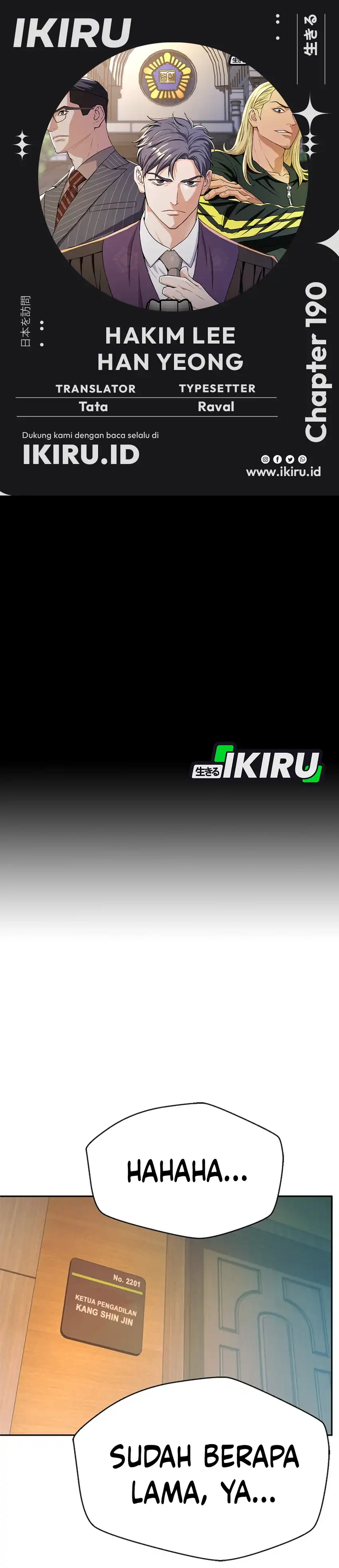 Baca Judge Lee Han Young - Chapter 190 halaman 1