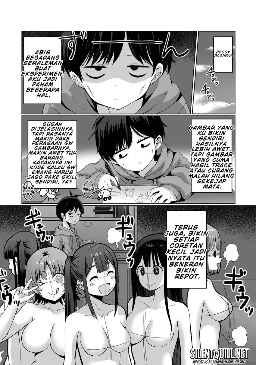 Baca Kaita Mono o Jittaika Suru Nouryoku de Motenai Ore ga Harem Seikatsu - Chapter 01 halaman 18