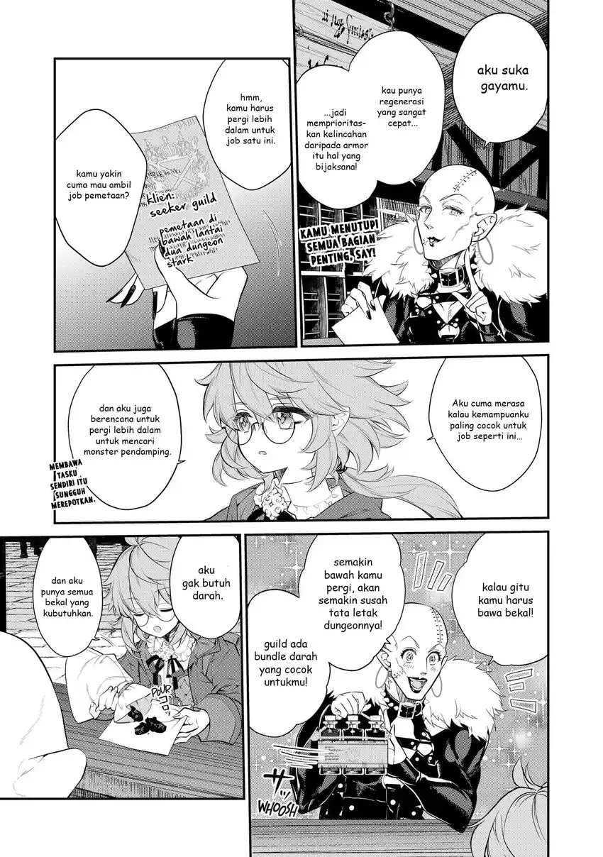 Baca Kaketa Tsuki no Mercedes ~Kyuuketsuki no Kizoku ni Tensei Shitakedo Sute Rare Sounanode Dungeon o Seiha Suru~ - Chapter 05 halaman 8