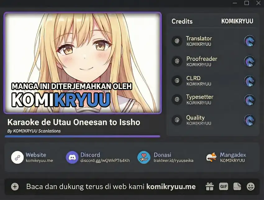 Baca Karaoke De Utau Oneesan To Issyo - Chapter 06 halaman 1