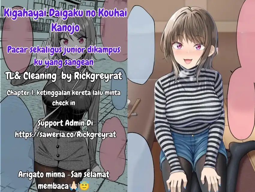 Baca Kigahayai Daigaku no Kouhai Kanojo - Chapter 01 halaman 1