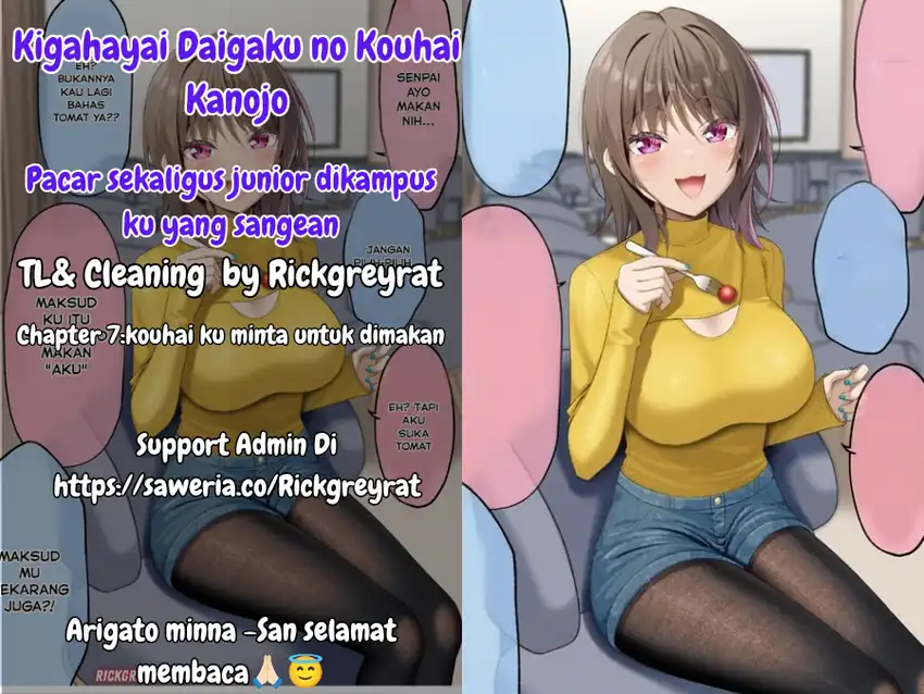 Baca Kigahayai Daigaku no Kouhai Kanojo - Chapter 07 halaman 1