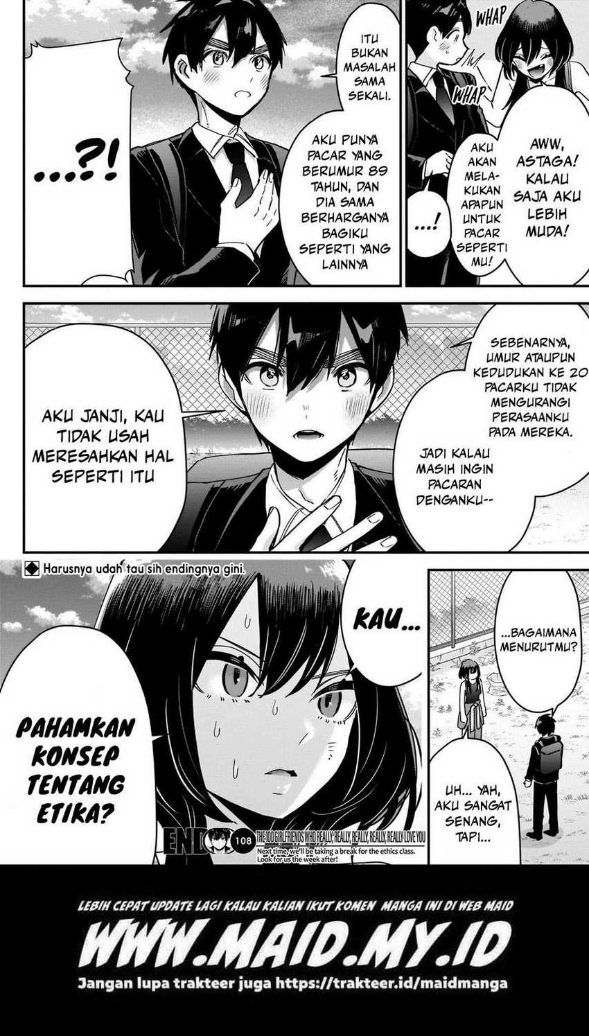 Baca Kimi no koto ga Dai Dai Dai Dai Daisuki na 100-nin no Kanojo - Chapter 108 halaman 22