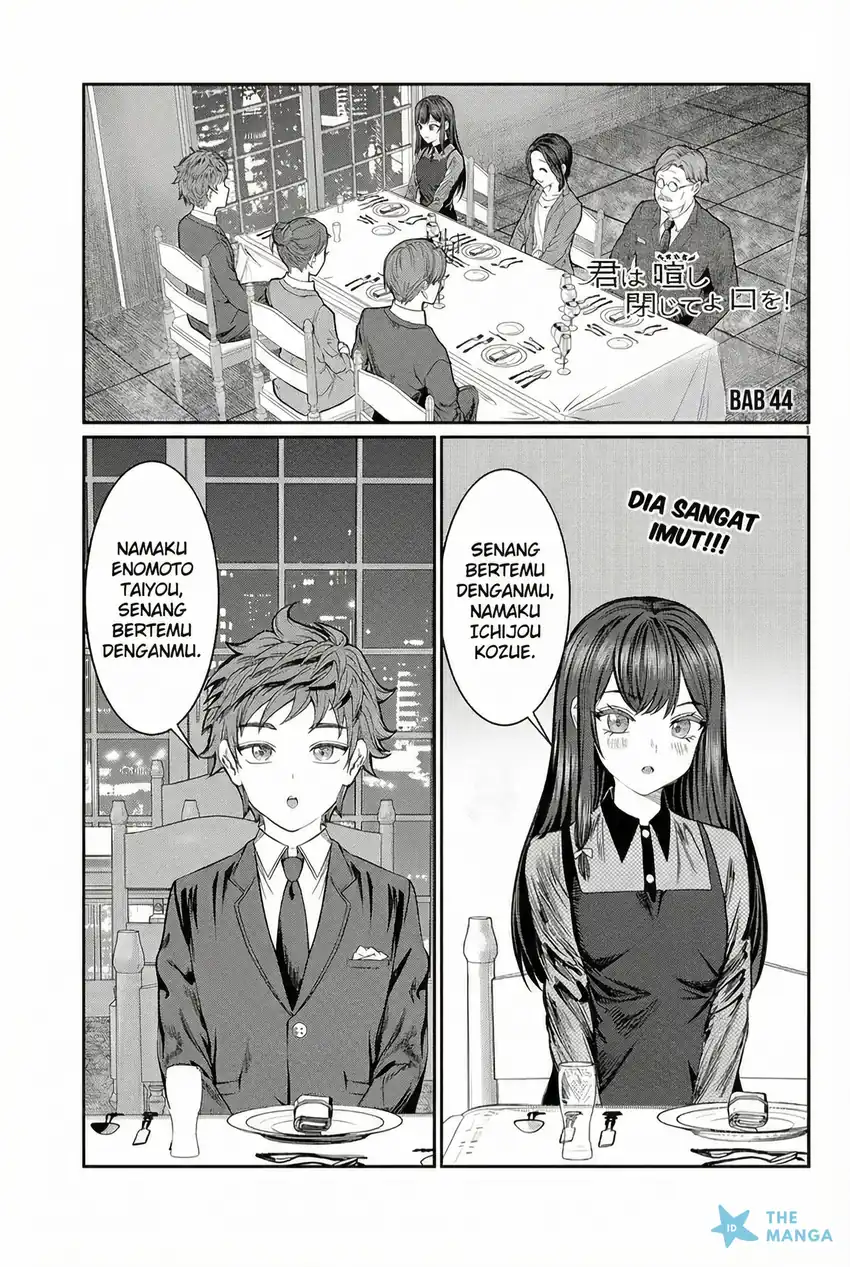 Baca Kimi wa Yakamashi Tojite yo Kuchi wo! - Chapter 44 halaman 2