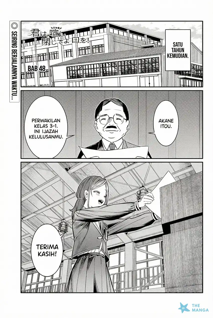 Baca Kimi wa Yakamashi Tojite yo Kuchi wo! - Chapter 48 halaman 2