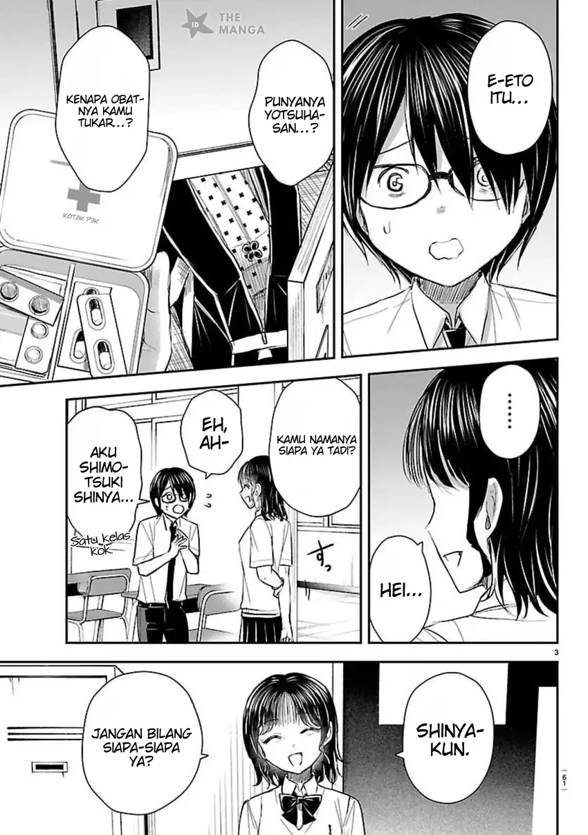 Baca Kimi wa Yotsuba no Clover - Chapter 59 halaman 4
