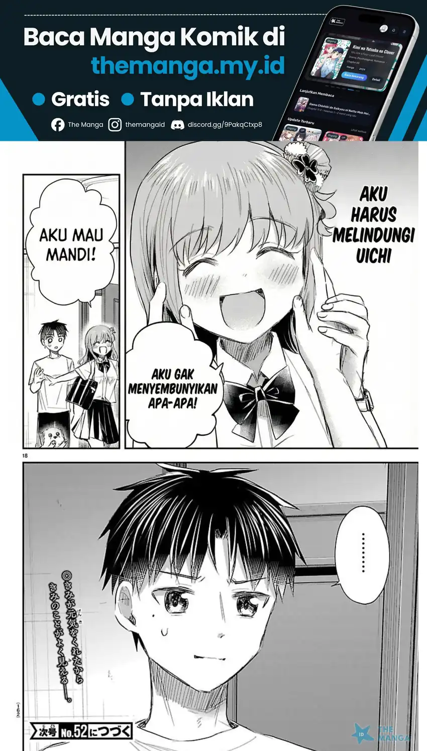 Baca Kimi wa Yotsuba no Clover - Chapter 64 halaman 19