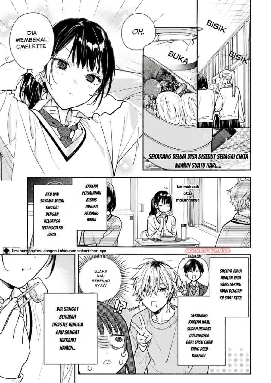 Baca Koi to Yobu ni wa Sasayaka desu ga - Chapter 02 halaman 3