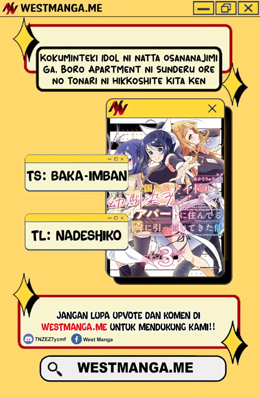 Kokuminteki Idol ni natta Osananajimi ga, Boro Apartment ni Sunderu Ore no Tonari ni Hikkoshite Kita Ken Chapter 06 page 4