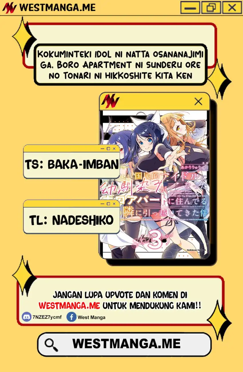 Kokuminteki Idol ni natta Osananajimi ga, Boro Apartment ni Sunderu Ore no Tonari ni Hikkoshite Kita Ken Chapter 07 page 4