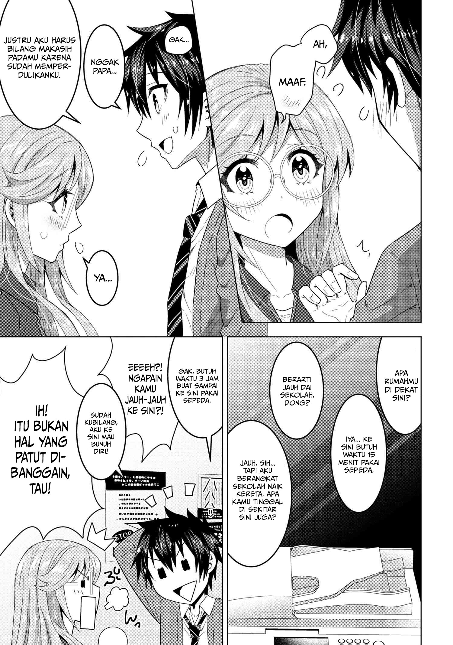 Baca Konbini Goto Kara Tasuketa Jimi Tenin ga, Onaji Kurasu no Ubude Kawaii Gyarudatta - Chapter 1 halaman 25