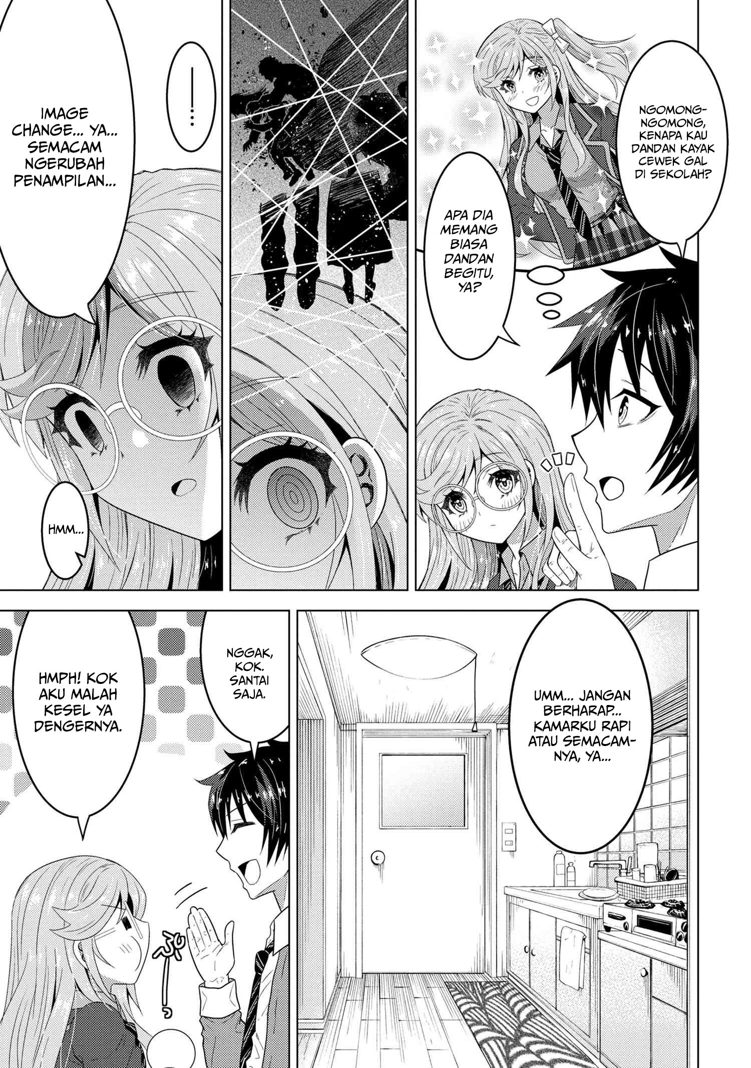 Baca Konbini Goto Kara Tasuketa Jimi Tenin ga, Onaji Kurasu no Ubude Kawaii Gyarudatta - Chapter 1 halaman 31