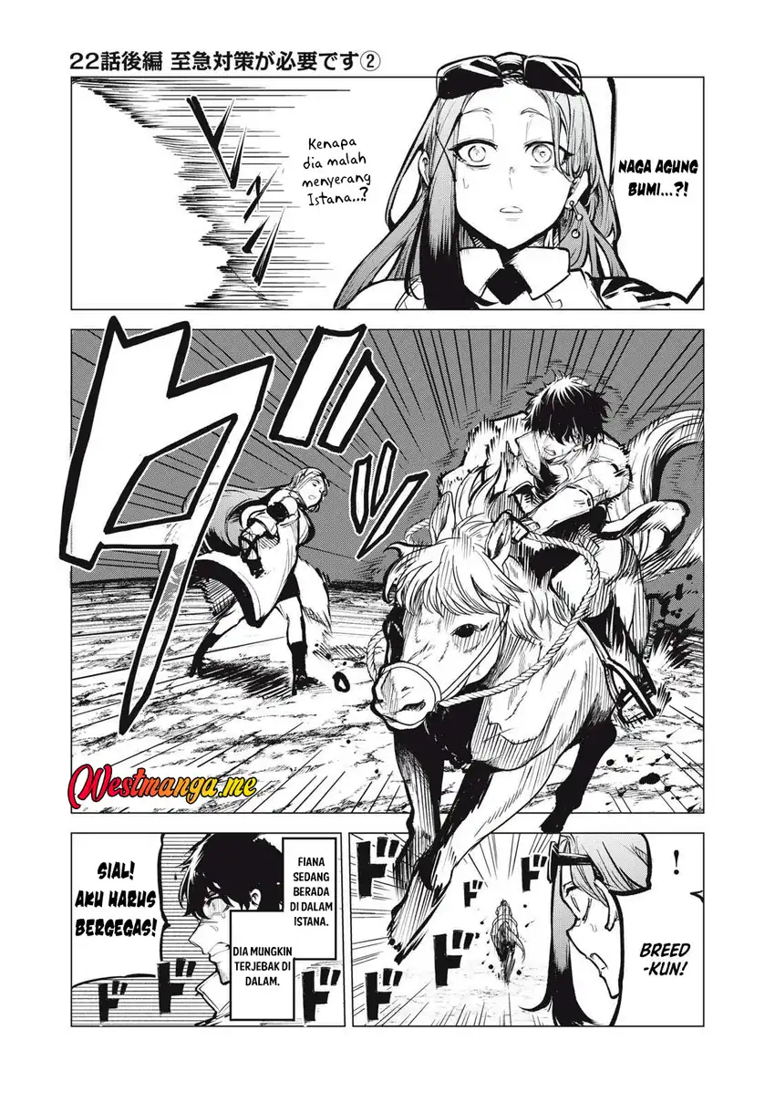 Baca Kuni wo Owareta Ryuushi-san, Hirowareta Ringoku de Ukkari Musou shite Shimau. - Chapter 22.2 halaman 2