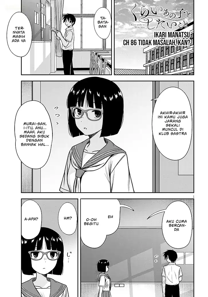 Baca Kurai Anoko to Shitai koto - Chapter 86 halaman 2