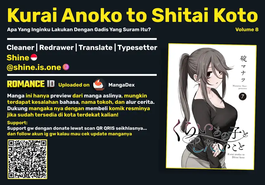 Baca Kurai Anoko to Shitai koto - Chapter 90 halaman 1