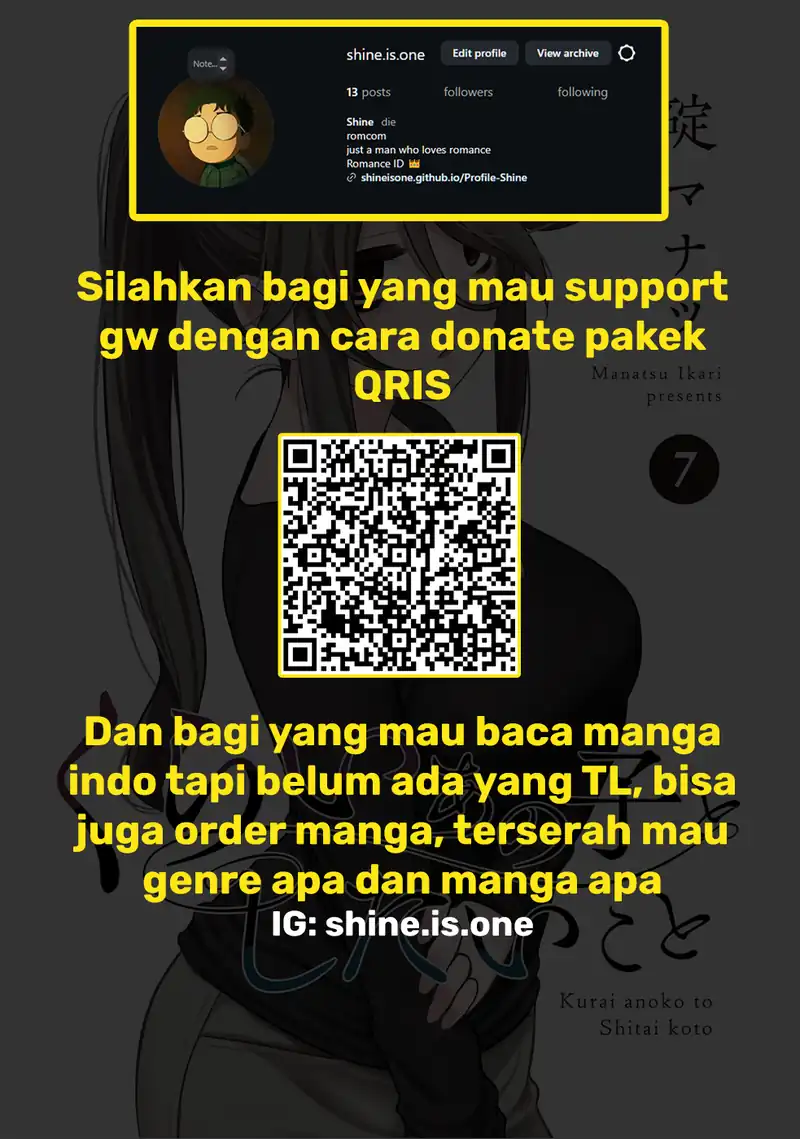 Baca Kurai Anoko to Shitai koto - Chapter 94 halaman 16