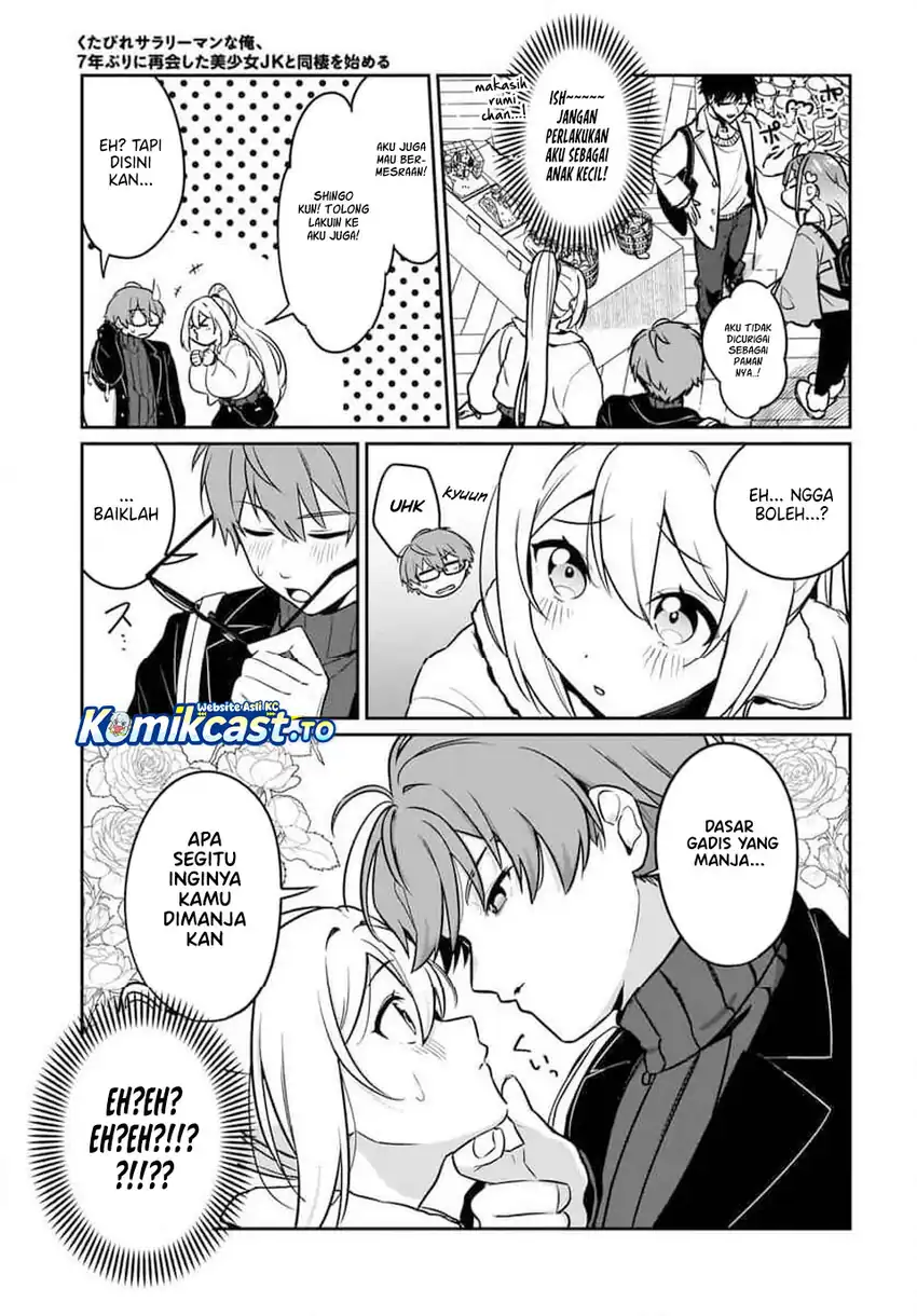 Baca Kutabire Salarymen no Ore, 7nenburi ni Saikai shita Bishoujo JK to Dosei wo Hajimaru - Chapter 21 halaman 6