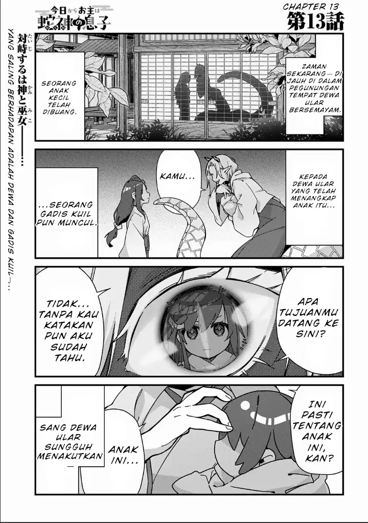 Baca Kyou kara Onushi wa Warawa no Musuko - Chapter 13 halaman 2