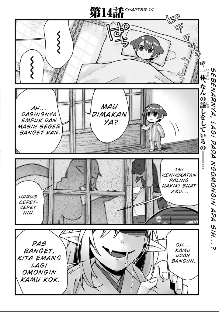 Baca Kyou kara Onushi wa Warawa no Musuko - Chapter 14 halaman 2