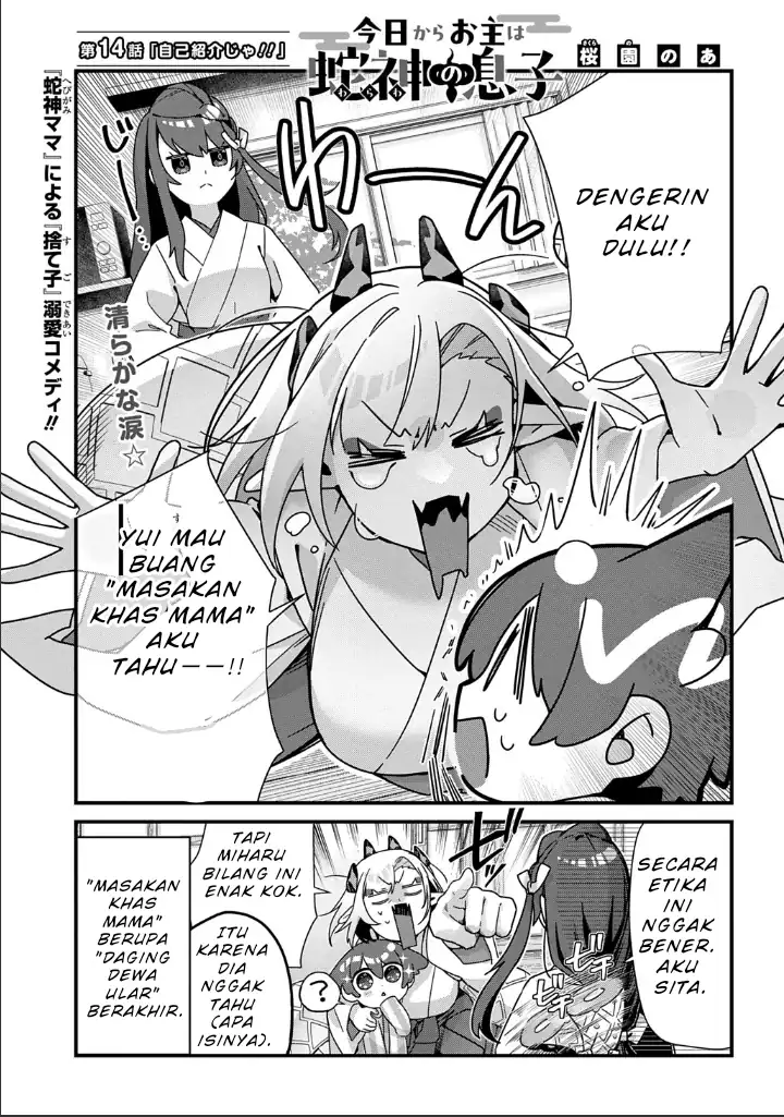 Baca Kyou kara Onushi wa Warawa no Musuko - Chapter 14 halaman 3