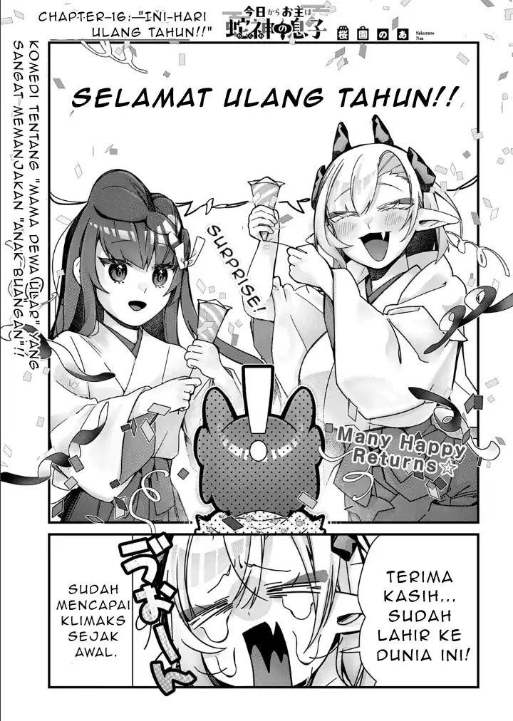 Baca Kyou kara Onushi wa Warawa no Musuko - Chapter 16 halaman 3