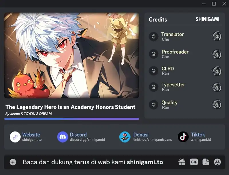 Baca Legendary Hero Is an Academy Honors Student - Chapter 61 halaman 1
