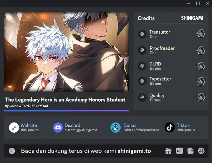 Baca Legendary Hero Is an Academy Honors Student - Chapter 63 halaman 1