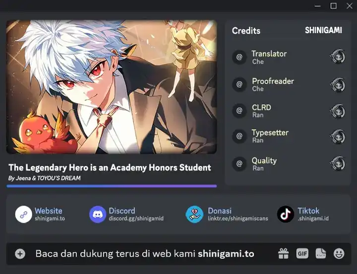 Baca Legendary Hero Is an Academy Honors Student - Chapter 68 halaman 1