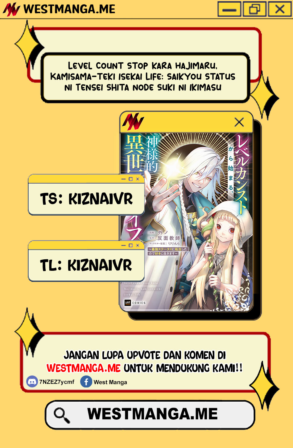 Baca Level Count Stop kara Hajimaru, Kamisama-teki Isekai Life: Saikyou Status ni Tensei Shita node Suki ni Ikimasu - Chapter 02 halaman 1