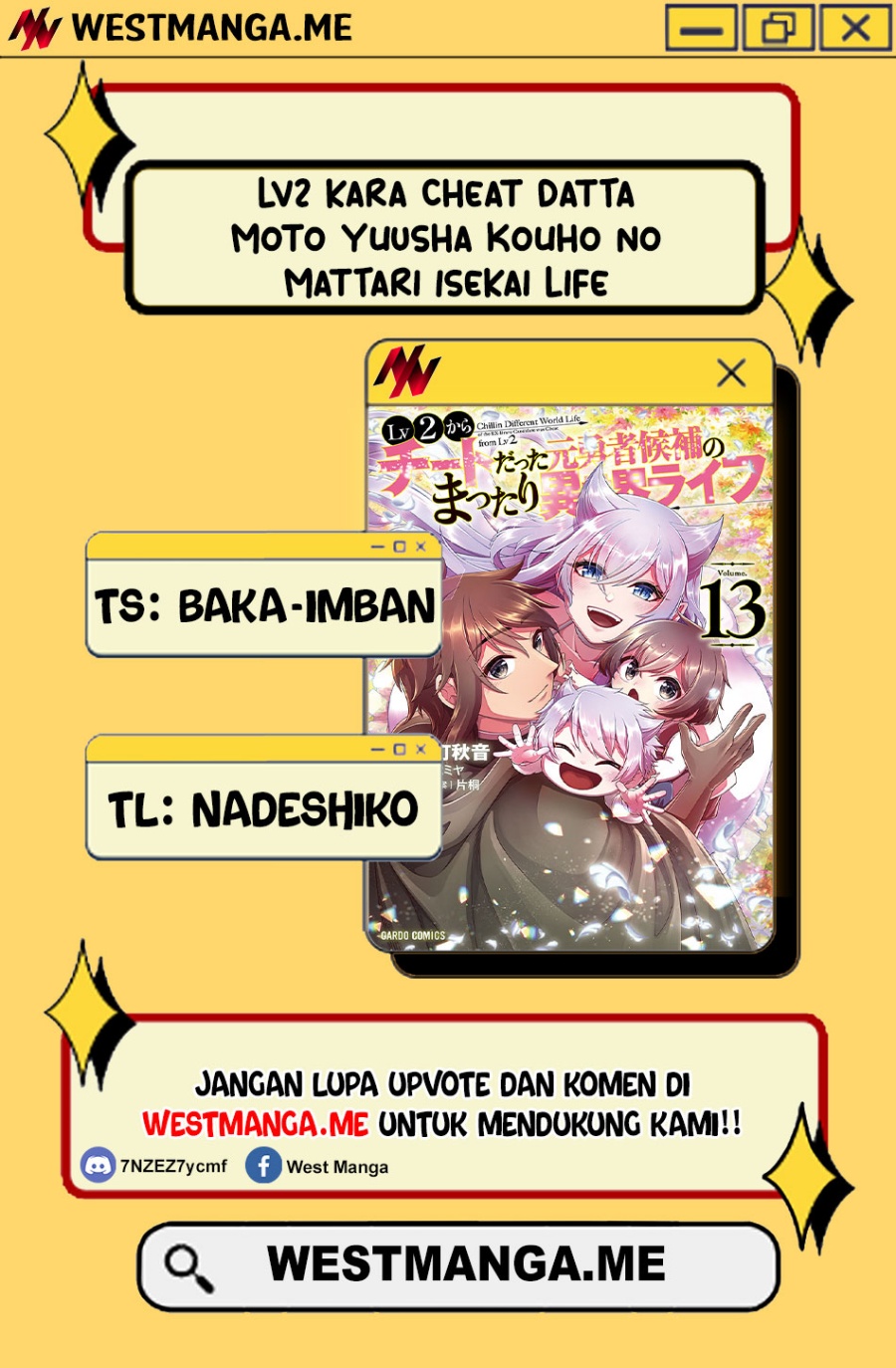 Baca Lv2 kara Cheat datta Moto Yuusha Kouho no Mattari Isekai Life - Chapter 68 halaman 2
