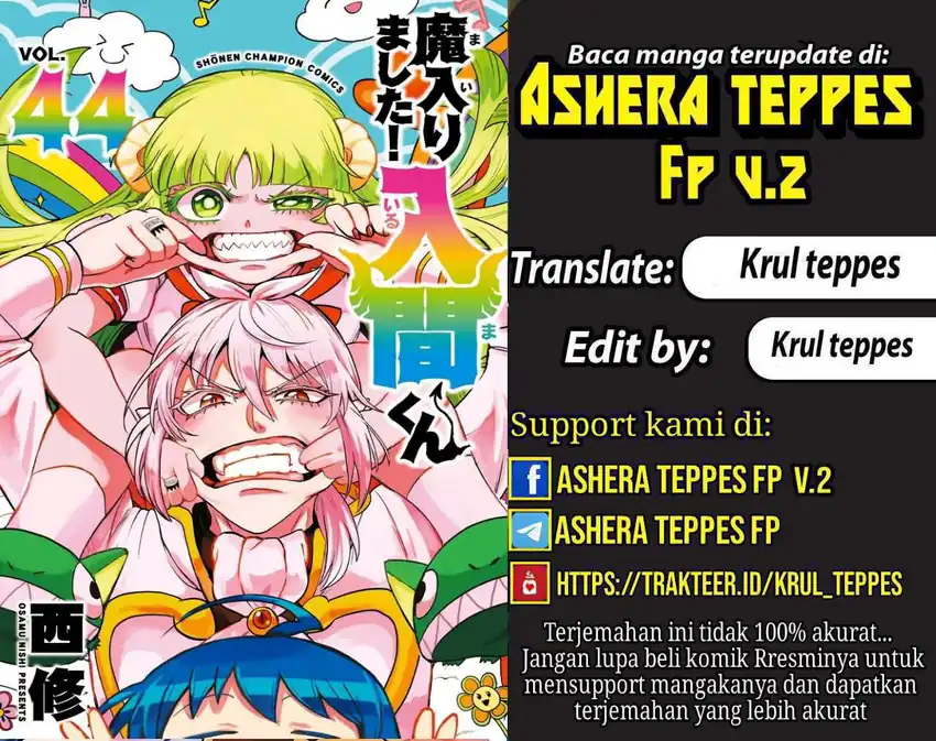 Baca Mairimashita! Iruma-kun - Chapter 403 halaman 1
