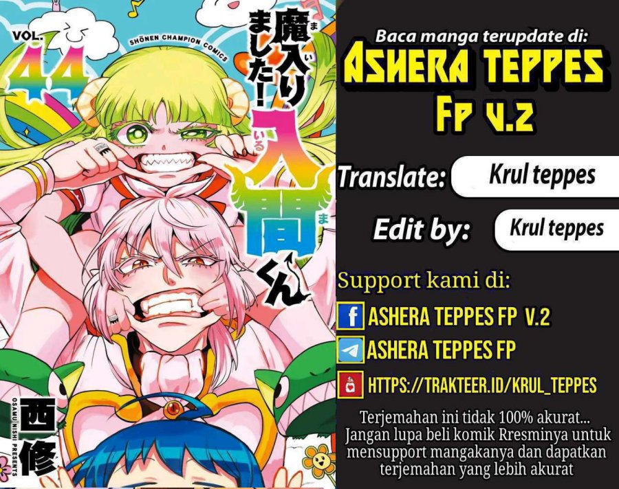 Baca Mairimashita! Iruma-kun - Chapter 406 halaman 1