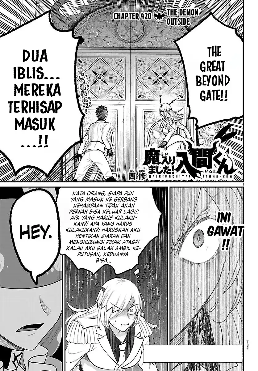 Baca Mairimashita! Iruma-kun - Chapter 420 halaman 2