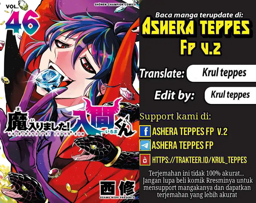 Baca Mairimashita! Iruma-kun - Chapter 426 halaman 1