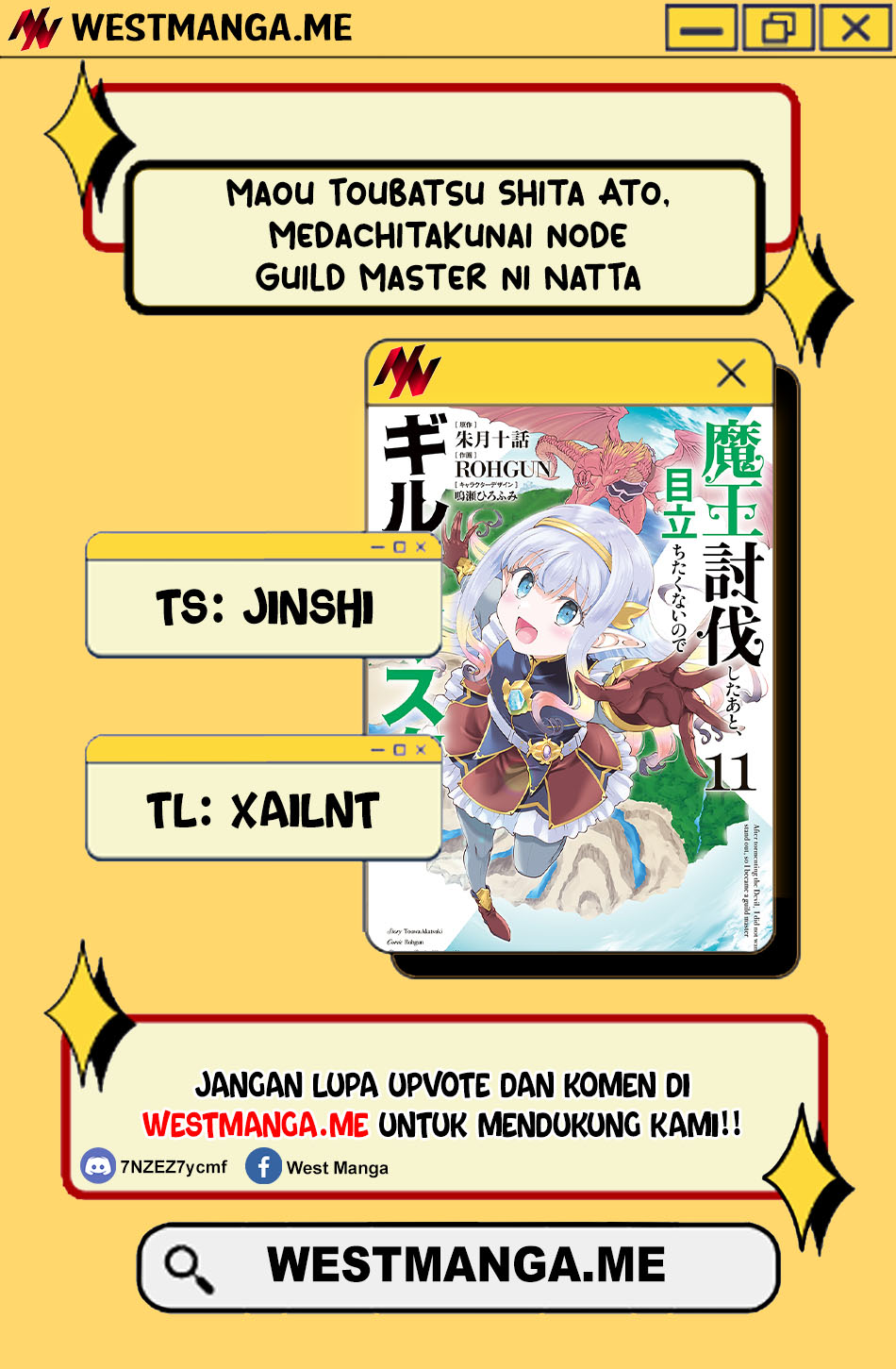 Baca Maou Toubatsu Shita Ato, Medachitakunai node Guild Master ni Natta - Chapter 71 halaman 3