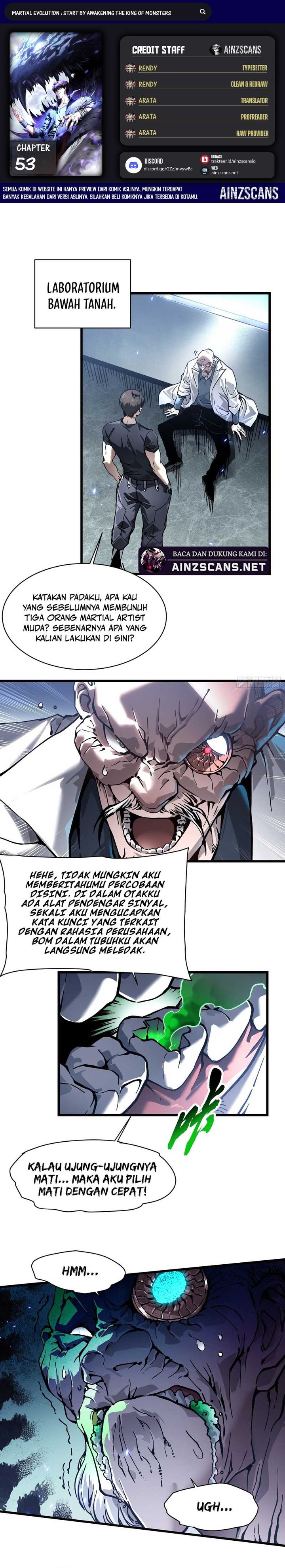 Martial Evolution: Start by Awakening the King of Monsters Chapter 53 page 2