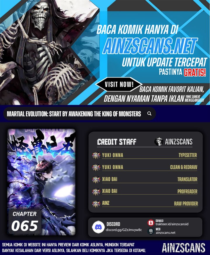 Baca Martial Evolution: Start by Awakening the King of Monsters Chapter 65 - Halaman 1 Baca Martial Evolution: Start by Awakening the King of Monsters - Chapter 65 halaman 1