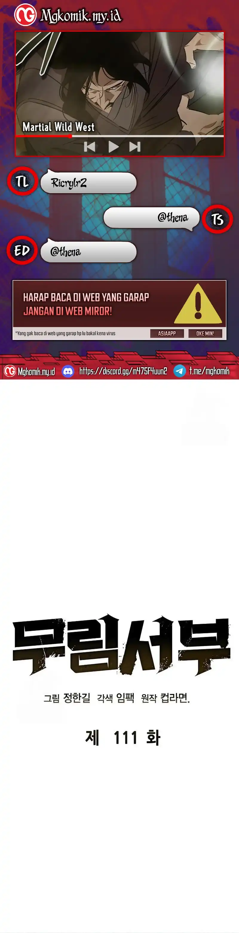 Baca Martial Wild West - Chapter 111 halaman 1