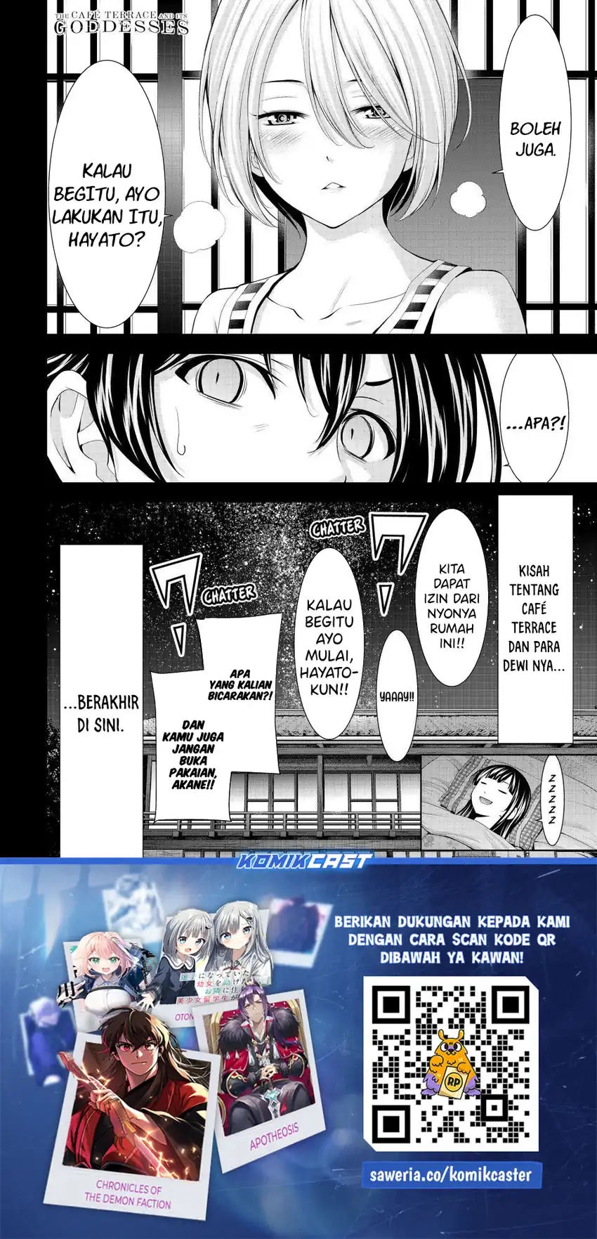 Baca Megami no Kafeterasu - Chapter 217 halaman 20
