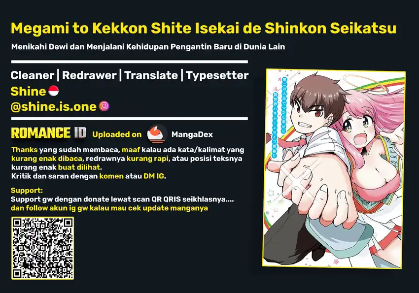 Baca Megami to Kekkon Shite Isekai de Shinkon Seikatsu - Chapter 03 halaman 22