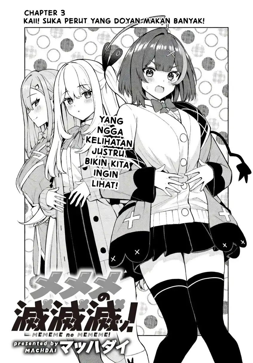 Baca Mememe no Mememe - Chapter 03.1 halaman 2