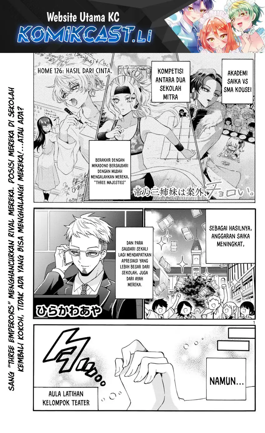 Baca Mikadono Sanshimai wa Angai, Choroi Chapter 126 - Halaman 2 Baca Mikadono Sanshimai wa Angai, Choroi - Chapter 126 halaman 2