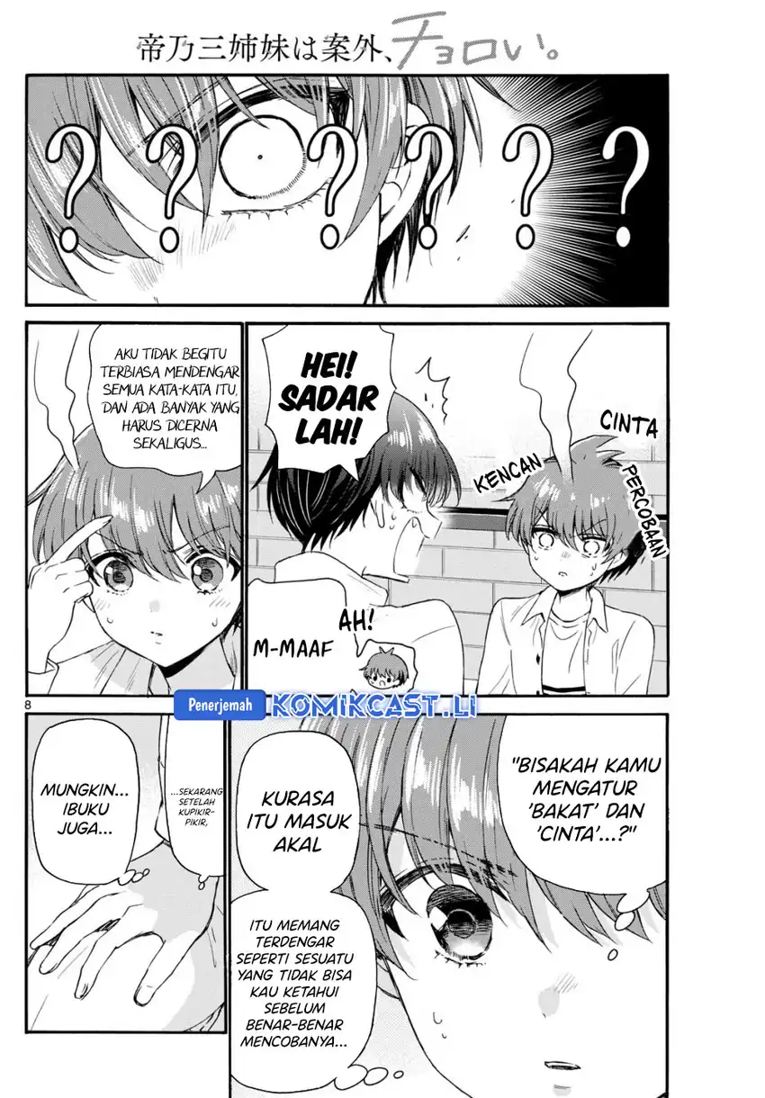 Baca Mikadono Sanshimai wa Angai, Choroi Chapter 127 - Halaman 9 Baca Mikadono Sanshimai wa Angai, Choroi - Chapter 127 halaman 9
